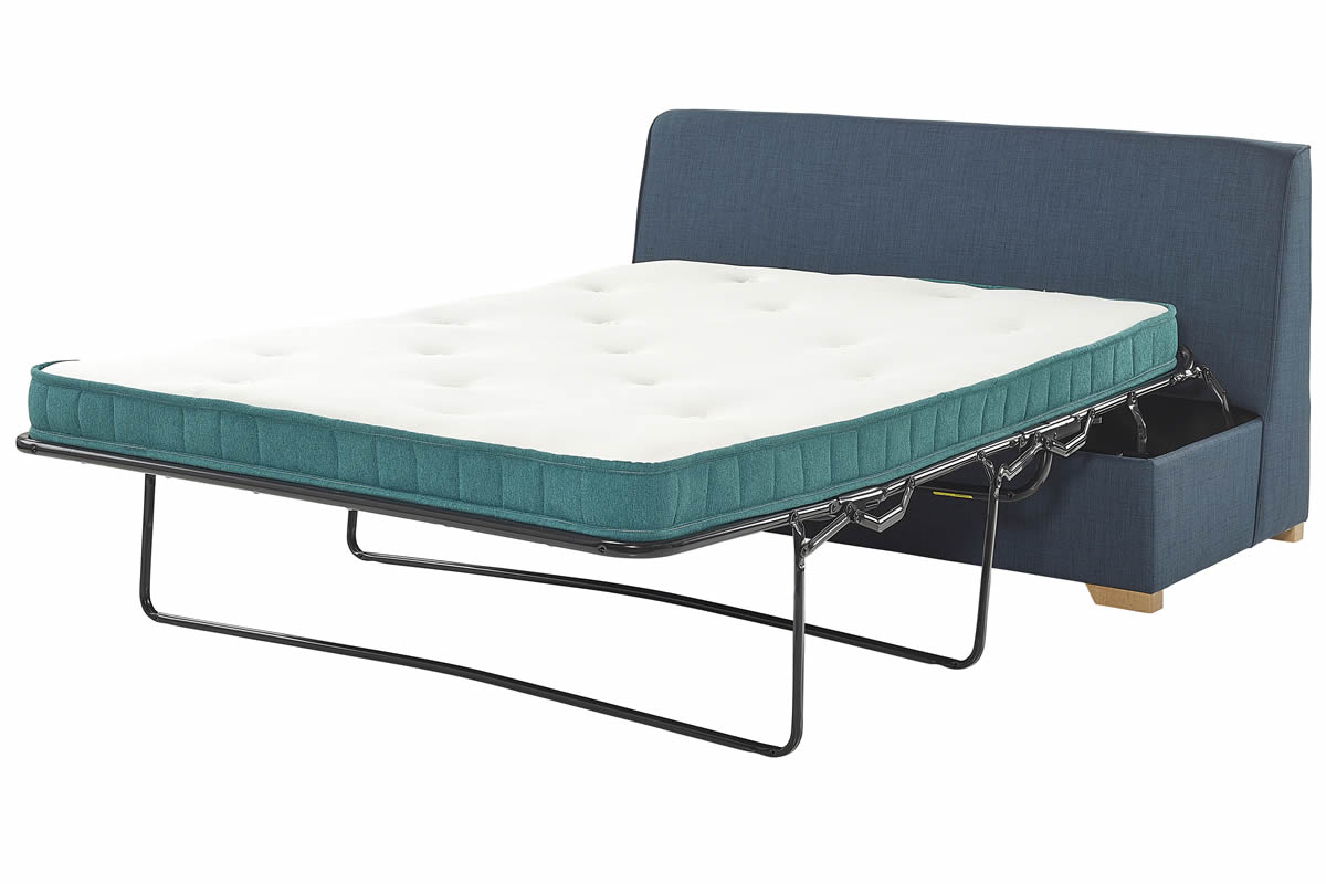 metal platform bed for memory foam mattress grey