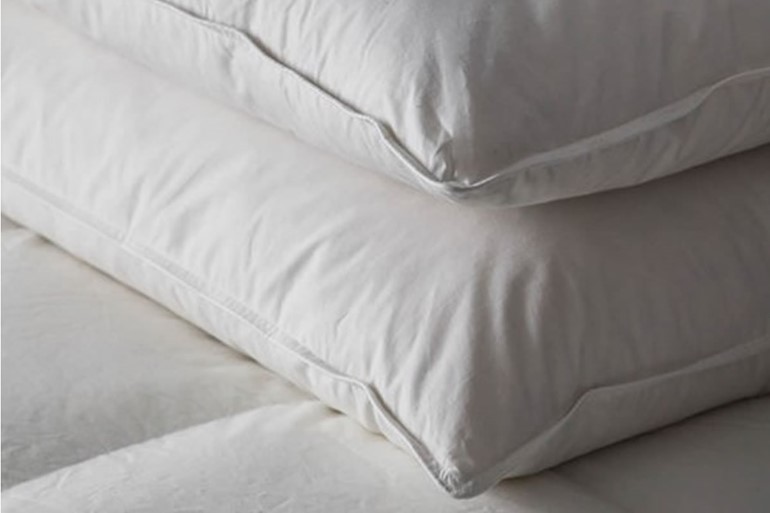 Simply Sleep White Goose Feather & Down Pillow