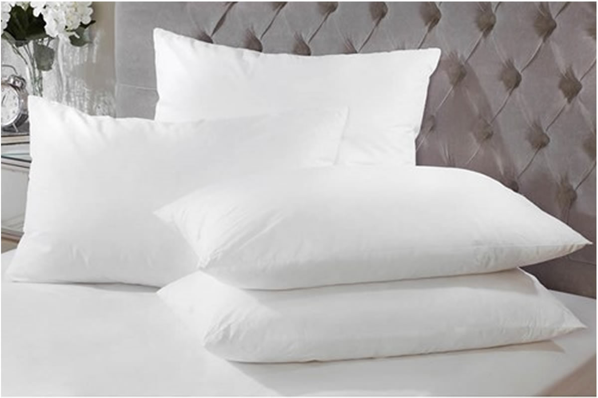 View Standard Duck Feather Down Pillow 85 Duck Feather 15 Duck Down Filling Cotton Cover 2 Sizes Regulates Body Temperature Snuggle information
