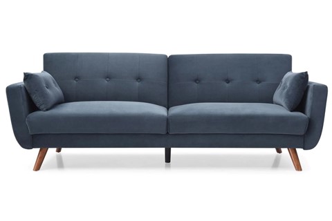 Erik Modern Fabric Sofa Bed - Deeply Padded Seats & Back Cushions