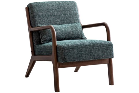 Inca Accent Lounge Chair - Woven Green 