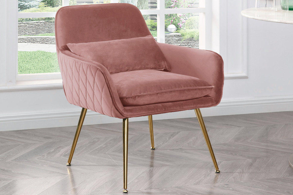 Double accent outlet chair