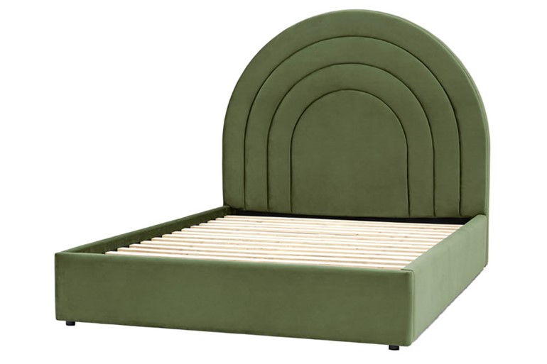 Arch Fabric Bed Frame