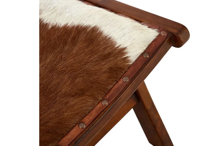 Incha Goat Hide Lounge Chair