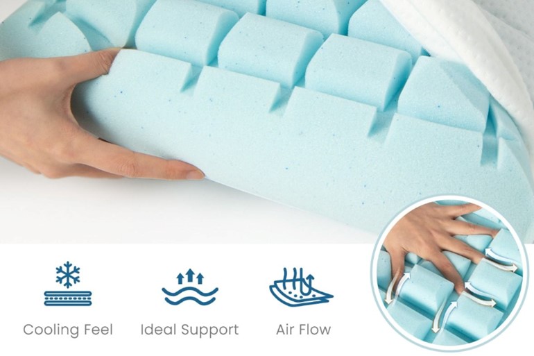 Gel Memory Foam Pillow