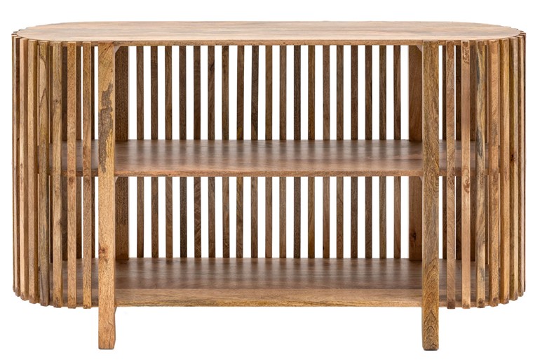 Voss Slatted Console Table