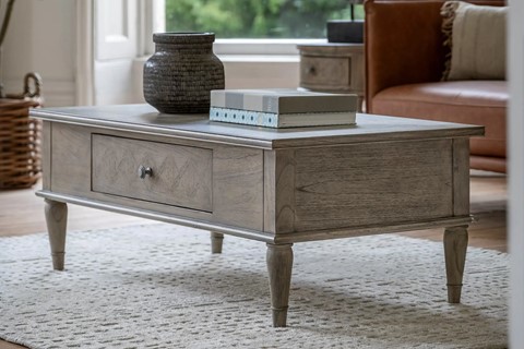 Mustique 1 Drawer Coffee Table