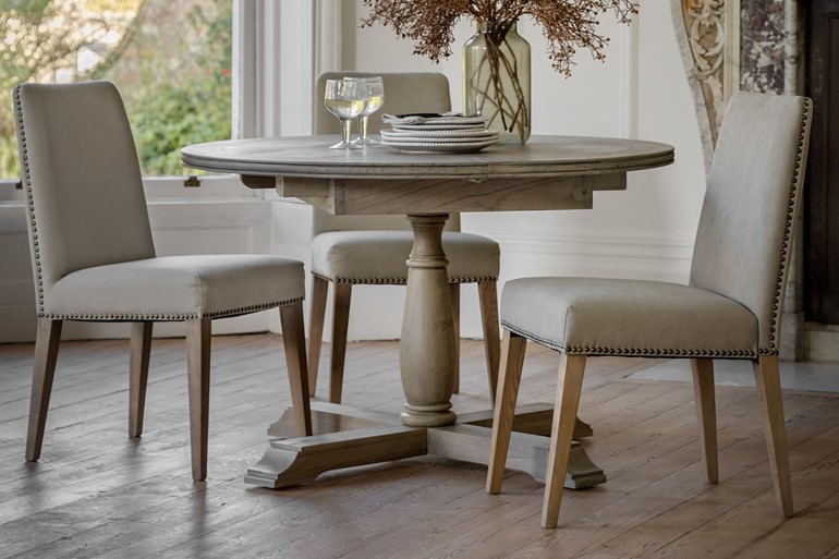 Mustique Round Extending Dining Table