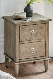 Mustique 2 Drawer Bedside Table