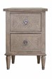 Mustique 2 Drawer Bedside Table