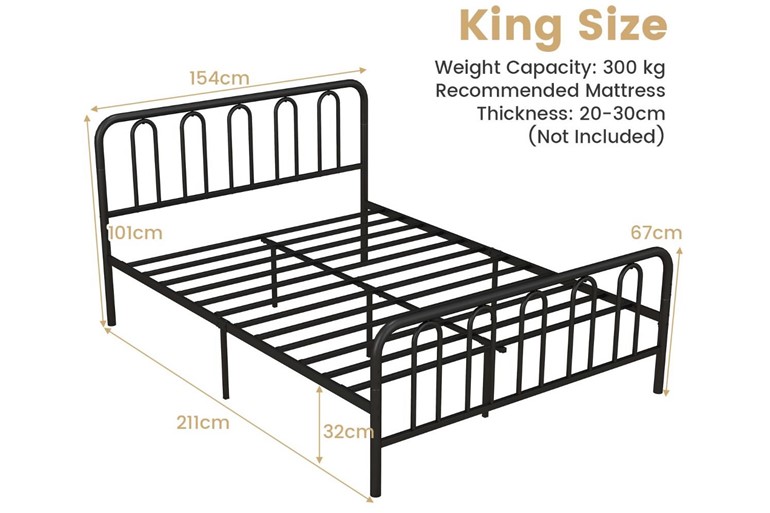 Orlando Metal Bed Frame