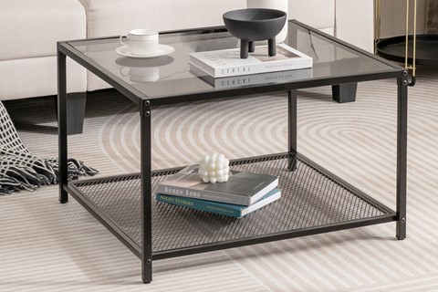 Fontana Smoked Glass Coffee Table