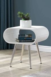 Auckland White Side Table