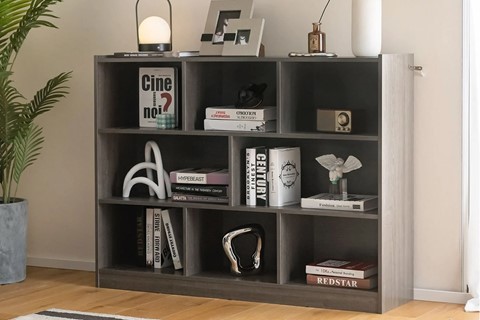 Rossville Grey Bookcase