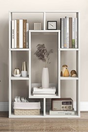 Maysville White Bookcase