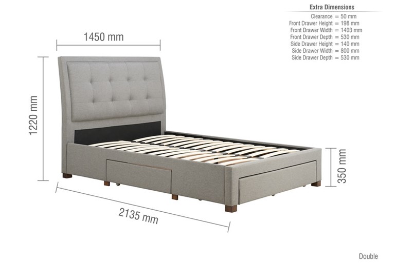 Shelby Fabric Storage Bed