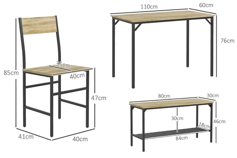 Castine Dining Table Set