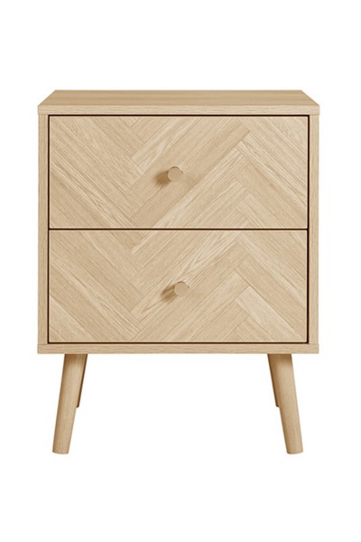 Herringford 2 Drawer Bedside