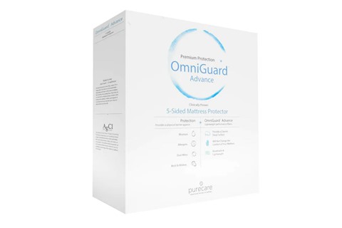 Single 3'0'' x 6'3'' Omniguard 5-Sided Mattress Protector