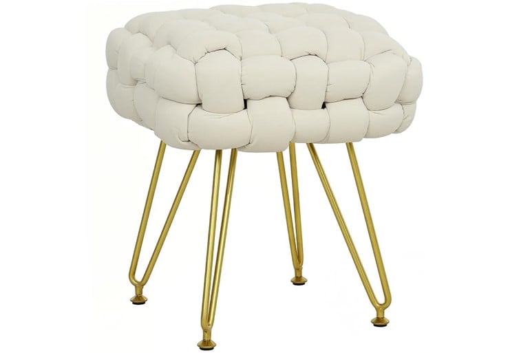 Roselle Footstool