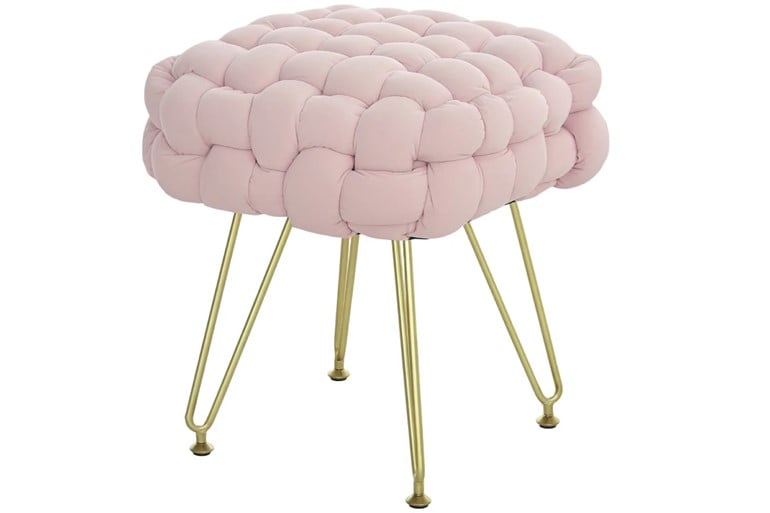 Roselle Footstool