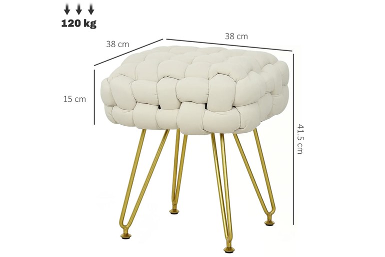 Roselle Footstool