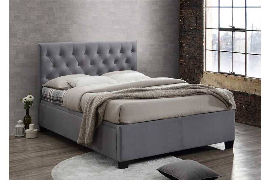 View Cologne Contemporary Fabric Ottoman Bed Frame information