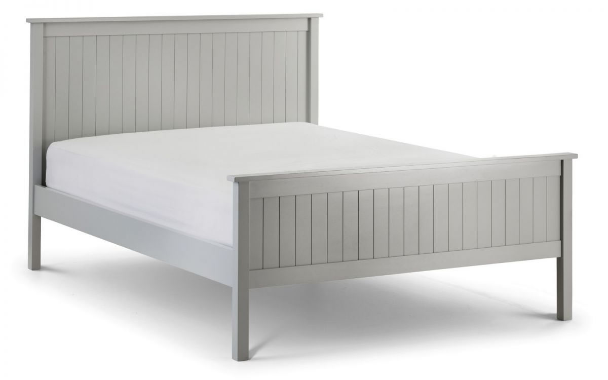 Painted Grey Shaker Style Wooden Bed Frame Maine   Maine 1 