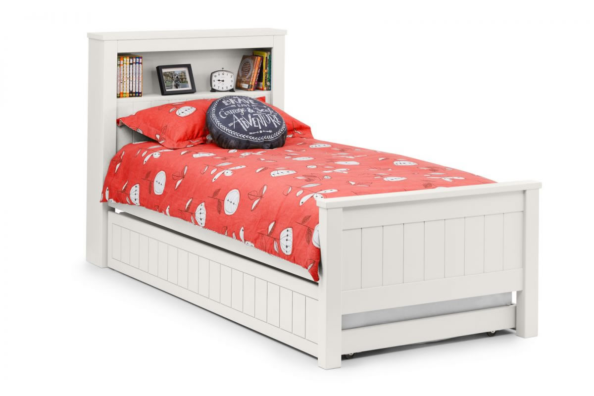 Full size store bookcase bed frame