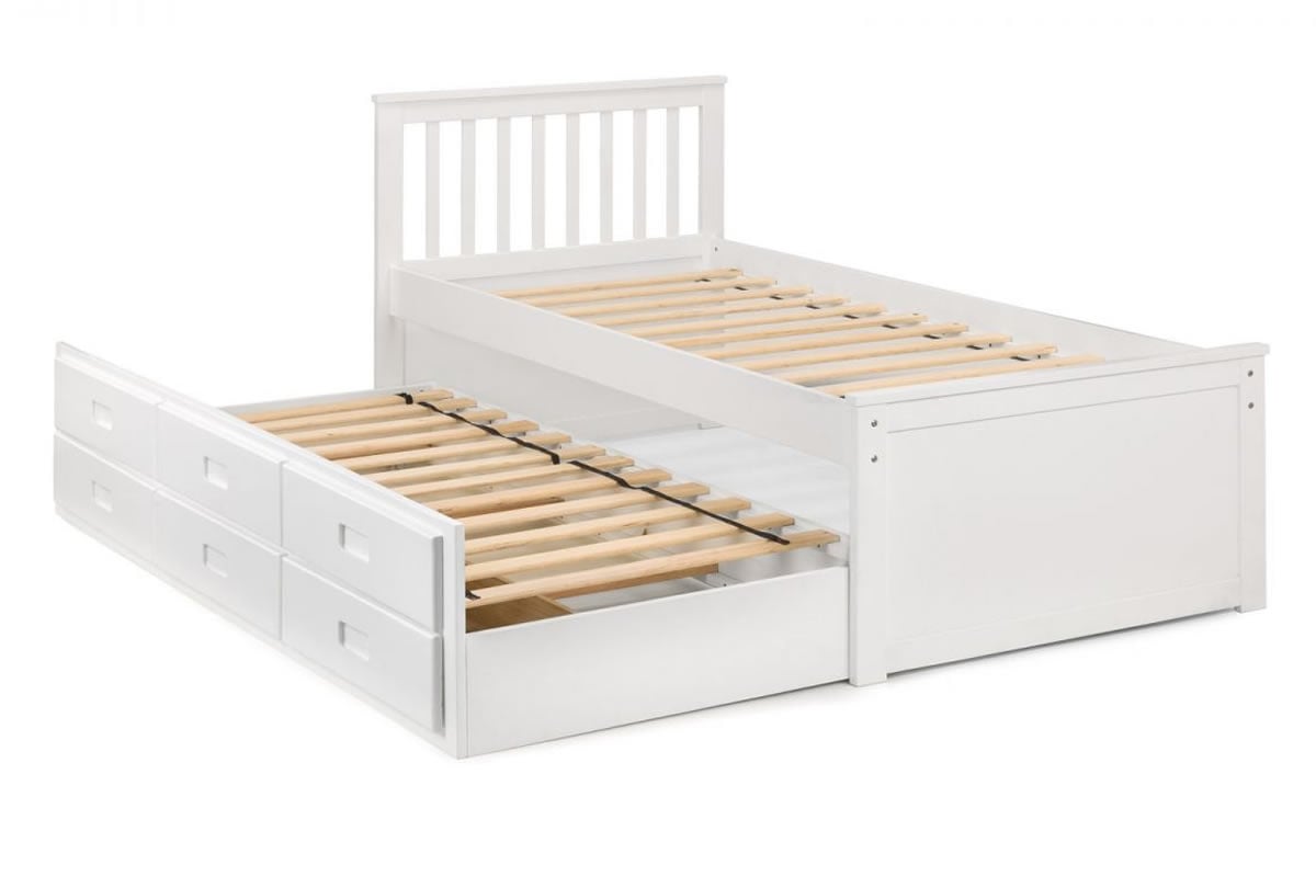 Captain bed outlet frame twin